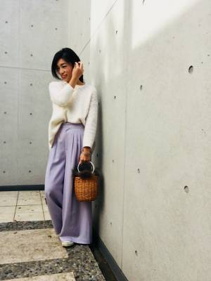 「ウインターパステル」で冬コーデを華やかリッチに仕上げる