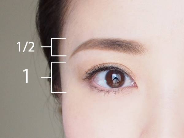 目幅の半分の細さで描く！　大人きれいに見せる眉メイクのやり方とコツ