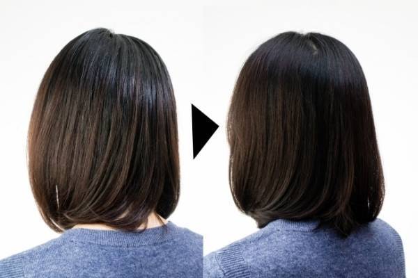 大人上品なブラウンヘアに仕上がる、おしゃれな白髪染め