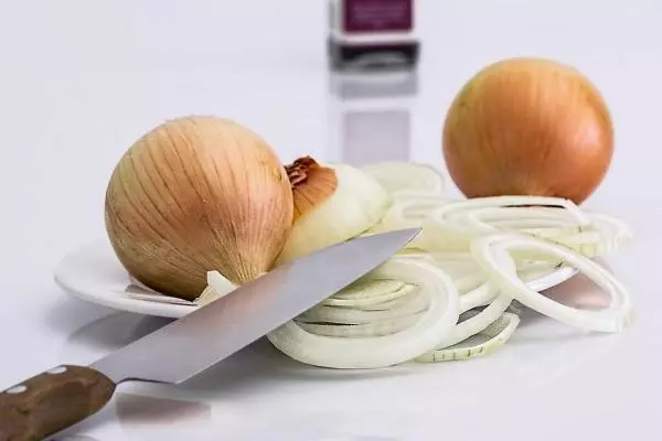 Onion slice knife food 37912