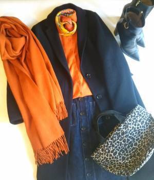 極寒でも優しげな雰囲気をプラス。カシミアストールで楽しむ冬の防寒コーデ