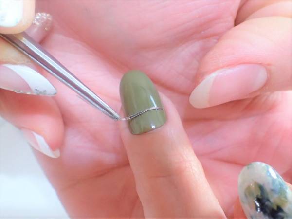 冬仕様・タイダイネイルの簡単なやり方【マニキュアでセルフネイル】