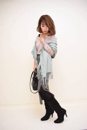 プロ直伝！　「バレンタイン × ロングブーツ」の大人っぽコーデ３選