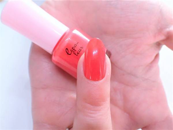 イエロー×レッドでつくる大人春ネイル【マニキュアでセルフネイル】