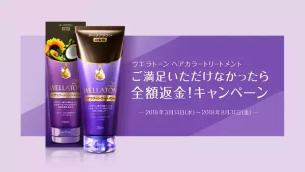 ウエラトーンが「ご満足いただけなかったら全額返金！　キャンペーン」をスタート