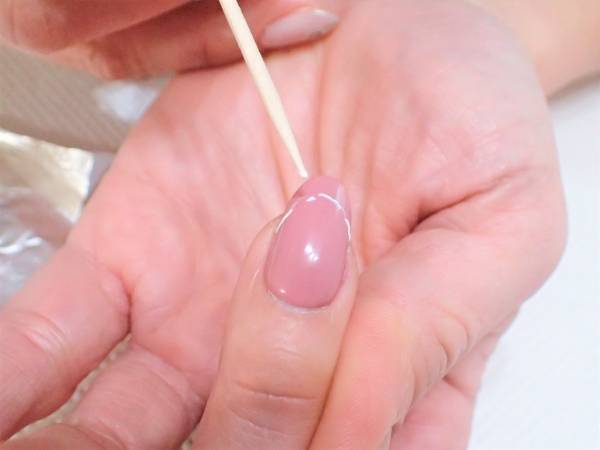 大人ピンクとレースのきちんとネイル【マニキュアでセルフネイル】