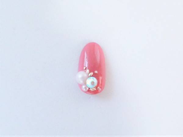 大人ピンクとレースのきちんとネイル【マニキュアでセルフネイル】