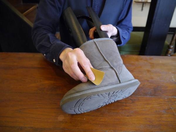 ムートンブーツのお手入れ方法