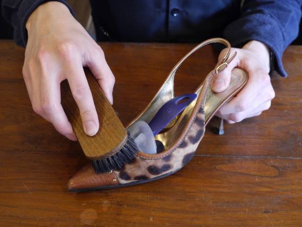 ハラコ素材の靴のお手入れ方法