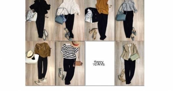 UNIQLOのアンクルパンツが優秀。７日分の上品コーデ、考えました