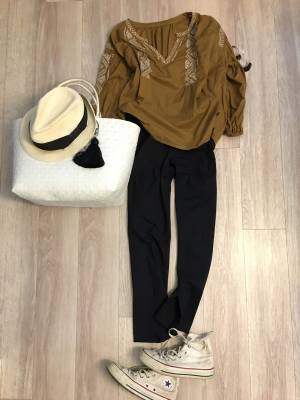 UNIQLOのアンクルパンツが優秀。７日分の上品コーデ、考えました