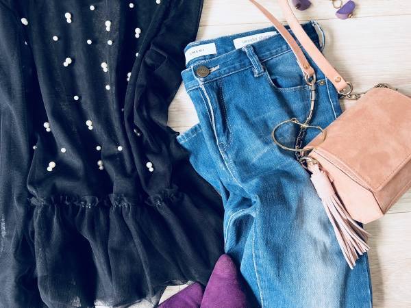 ZARAチュールワンピが優秀。デニムと合わせて上品にかわいく