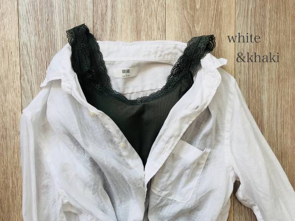 UNIQLOのリブレースブラタンクトップが優秀。ちら見えしてもヘルシーです