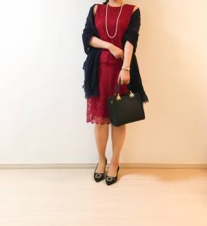 UNIQLOのレーススカートが大活躍。きれいめもカジュアルも叶います