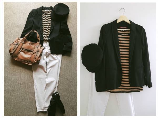 ZARAの白スキニーが優秀。ベージュアイテムも馴染みます