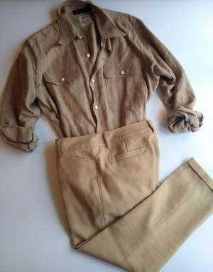 柄物は「小物」で取り入れる！　無地しか着ない私の方法