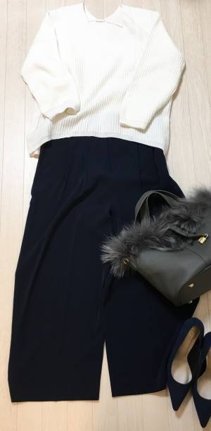 UNIQLOドレープワイドパンツが優秀。脚長＆細見えが両方叶います