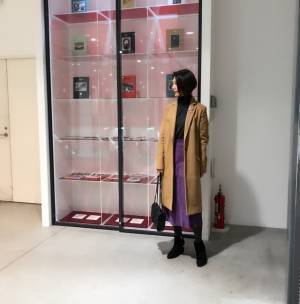 パープルは難しい？　実は定番色に馴染みます