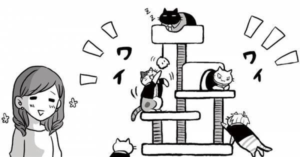 「ネコホスト」が癒やしてくれる！　ネコ好きにはたまらない人気マンガが単行本化