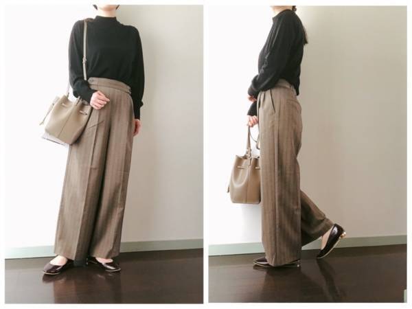 おしゃれパリジェンヌも注目！　ワイドパンツで大人の秋コーデ