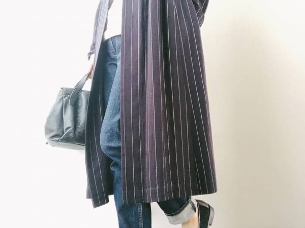 無印良品のタートルニット2990円が買い！　ノーカラーコートとの相性最高