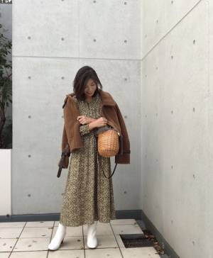 2990円に見えない！　GUスクエアトゥブーツで大人の抜け感コーデ