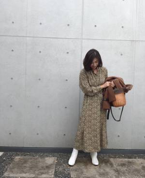 2990円に見えない！　GUスクエアトゥブーツで大人の抜け感コーデ