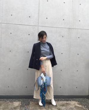 2990円に見えない！　GUスクエアトゥブーツで大人の抜け感コーデ