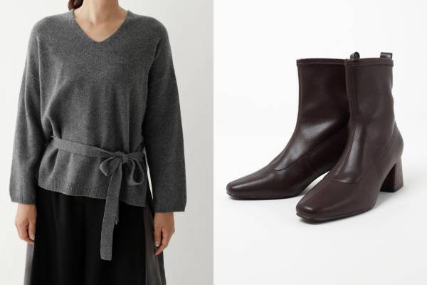 カジュアルorきれいめ？　グレーコート着まわし術