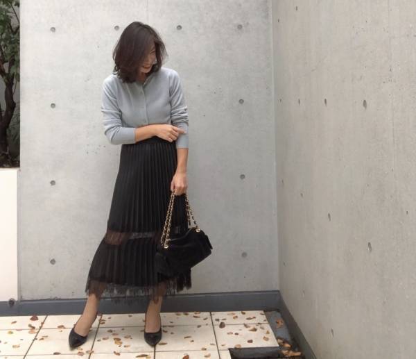 GUソフトリッチカーディガンで華やかに垢抜け！　真冬のきれい色が旬