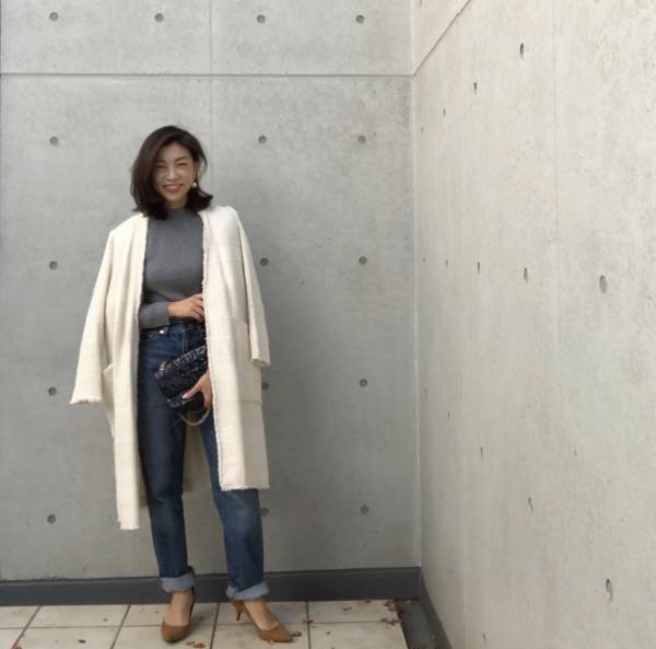 GUリブハイネックセーター1490円が超優秀！　どんなボトムスでも大人上品に