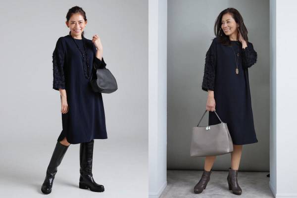 楽してキレイ見え！　帰省コーデの味方・冬ワンピース３選