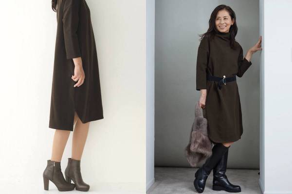 楽してキレイ見え！　帰省コーデの味方・冬ワンピース３選