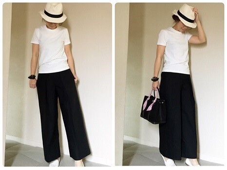 Uniqlo UのTシャツが大人上品。１枚でこなれ感が叶います