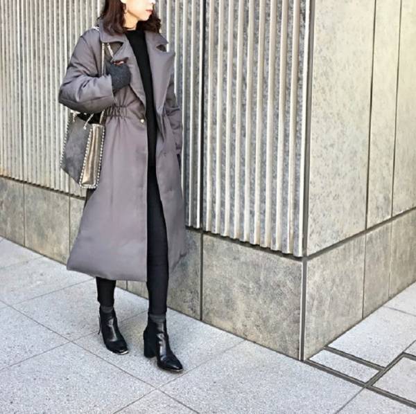 着痩せして見える「奇跡のダウン」が頼りになる！