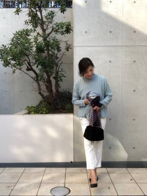 GUワイドリブニットが上品見え！　990円なんて信じられない