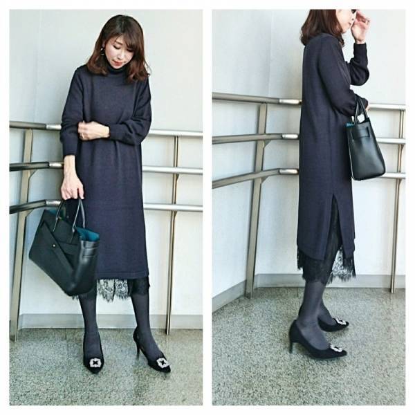 ワンピースはレイヤードコーデで着回せる！　１枚で着るだけじゃもったいない