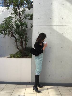 GUレースタイトスカートが上品見え！　1990円なんて信じられない