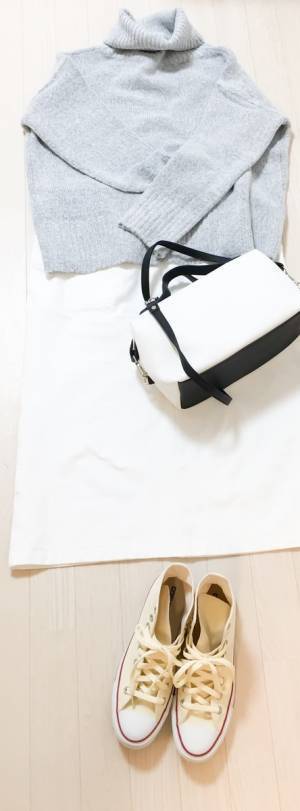 UNIQLOデニムジャージースカートが春におすすめ！　こなれ感が叶います