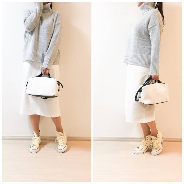 UNIQLOデニムジャージースカートが春におすすめ！　こなれ感が叶います