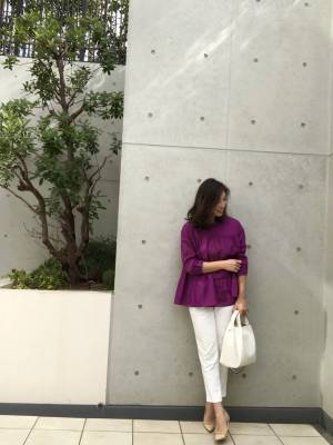 GUティアードブラウスで大人の抜け感！　1990円には見えません