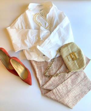 大人のピンクは難しくない。甘くならない春コーデ