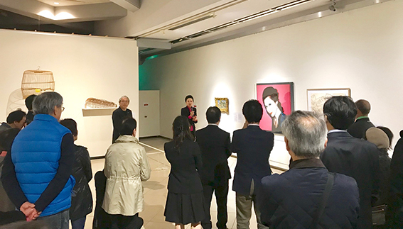 『シンクロ ニシティ ‐宮津大輔コレクション×笠間日動美術館 響き合う近・現代美術 ‐』展のオープニングイベント開催