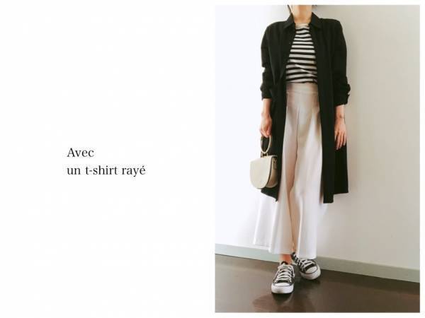 ZARAの前開きワンピースは着回し力抜群！　旬顔モノトーンコーデをご紹介