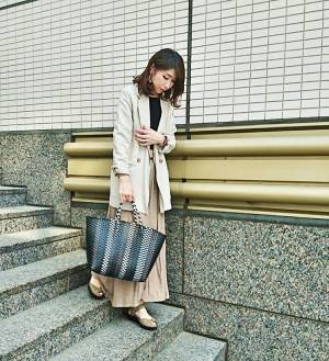 この夏注目のメルカドバッグ。大人配色ならタウンやオフィスもOK！