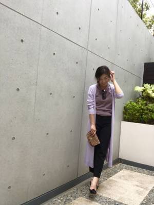 GUロングカーディガンで即おしゃれ！　キレイ色で上品に垢抜け