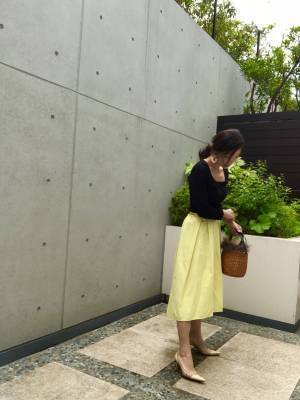 GUスカートでスタイルアップ！　お尻が大きめの方のスカート選び