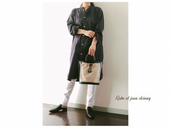 ZARAのクリアバッグで、春のシンプルコーデを旬にアップデート