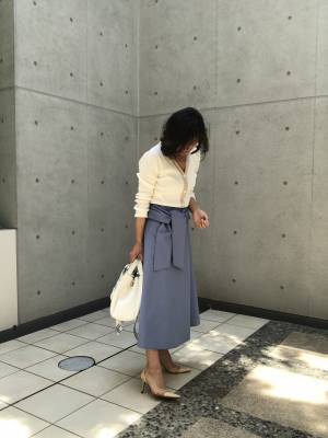 GUウエストタイスカートは、1990円なのに穿き心地抜群＆大人上品コーデが叶う！