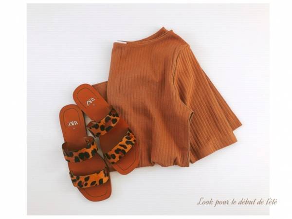 ZARAのアニマル柄サンダルが買い！　レザー＆旬柄が3950円